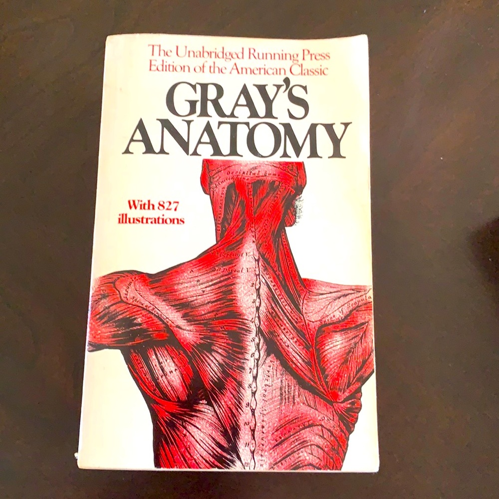 Gray’s Anatomy unabridged edition with illustrations.